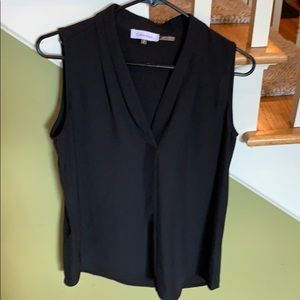 Calvin Klein sleeveless v-neck blouse
